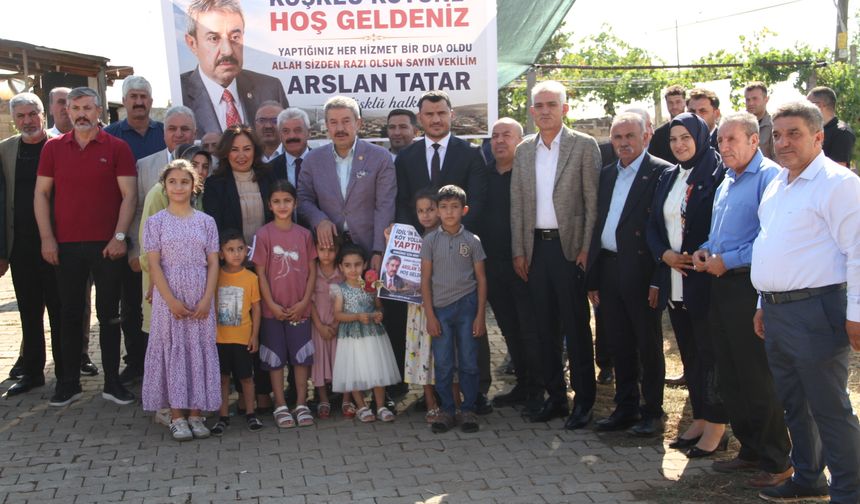 Abdullah Şavlı Milletvekilli evinde ağırladı