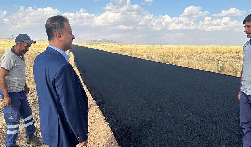 Kaymakam Adıgüzel’den yol incelemesi
