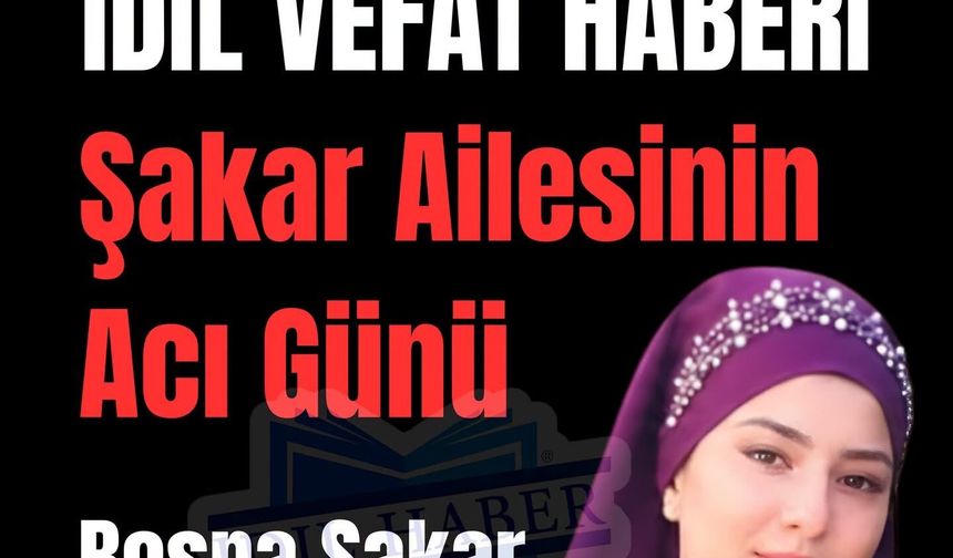 Şakar ailesinin acı günü