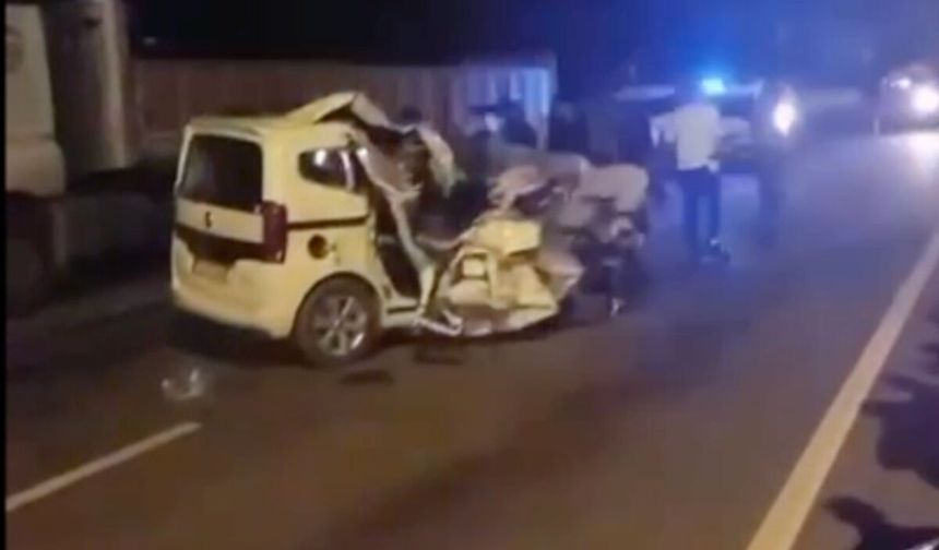 Trafik kazası: 6 kişi ağır yaralandı